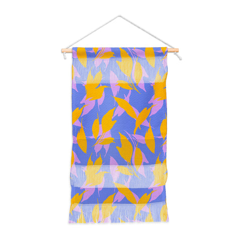 Marta Barragan Camarasa Botanical leaves simple LAV Wall Hanging Portrait