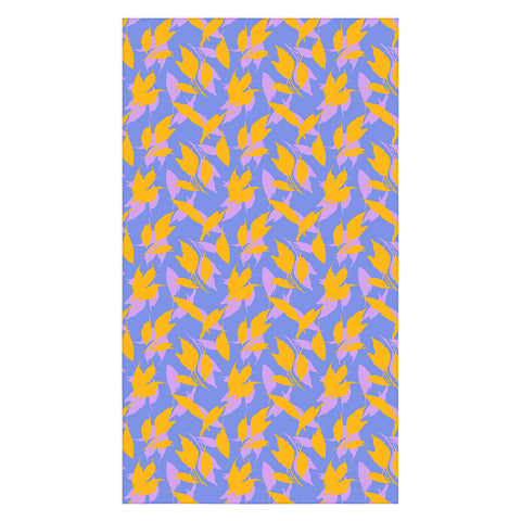 Marta Barragan Camarasa Botanical leaves simple LAV Tablecloth