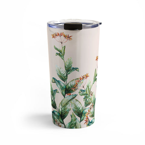 Marta Barragan Camarasa Botanical pink Travel Mug