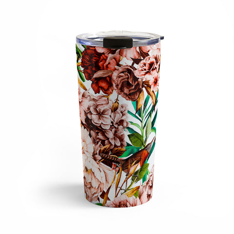 Marta Barragan Camarasa Bouquets pink vintage flowers Travel Mug