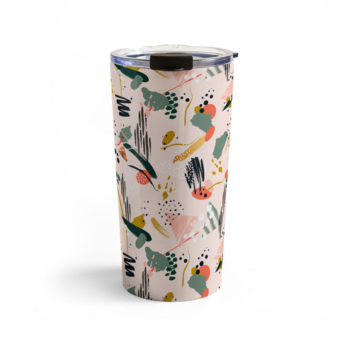 Marta Barragan Camarasa Brushstrokes I Travel Mug