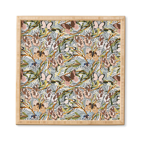 Marta Barragan Camarasa Butterflies in the meadow A Framed Wall Art