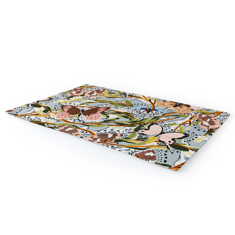 Marta Barragan Camarasa Butterflies in the meadow A Area Rug