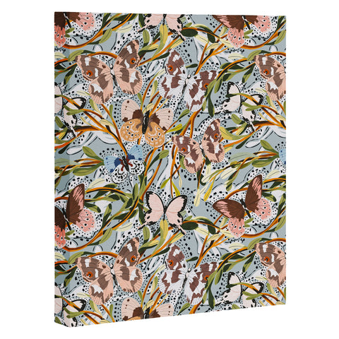 Marta Barragan Camarasa Butterflies in the meadow A Art Canvas