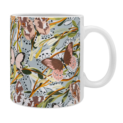 Marta Barragan Camarasa Butterflies in the meadow A Coffee Mug