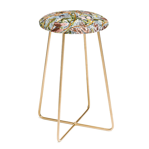 Marta Barragan Camarasa Butterflies in the meadow A Counter Stool