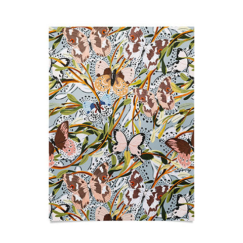 Marta Barragan Camarasa Butterflies in the meadow A Poster