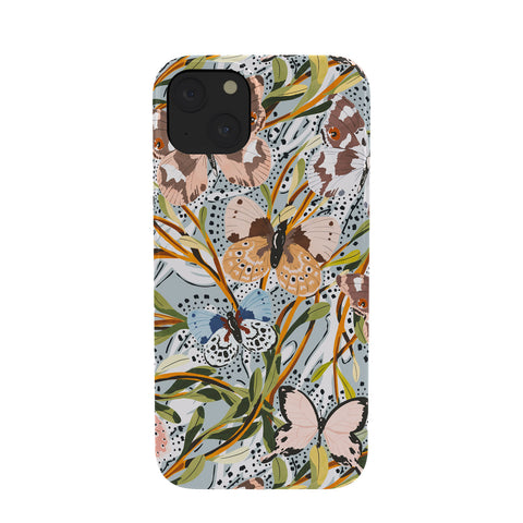 Marta Barragan Camarasa Butterflies in the meadow A Phone Case