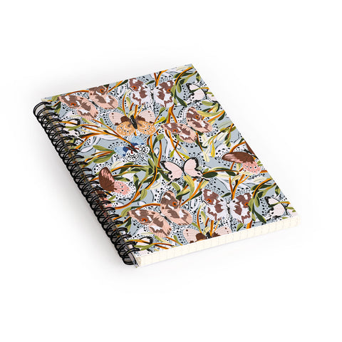Marta Barragan Camarasa Butterflies in the meadow A Spiral Notebook
