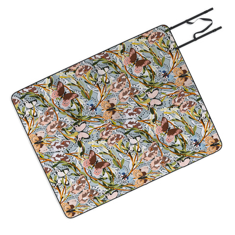 Marta Barragan Camarasa Butterflies in the meadow A Picnic Blanket