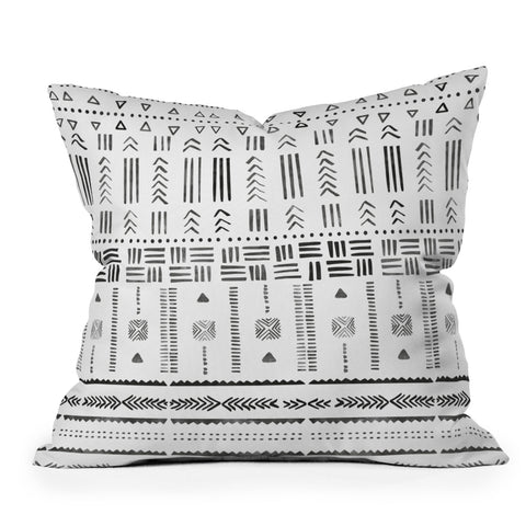 Marta Barragan Camarasa BW Minimal Nomad Outdoor Throw Pillow