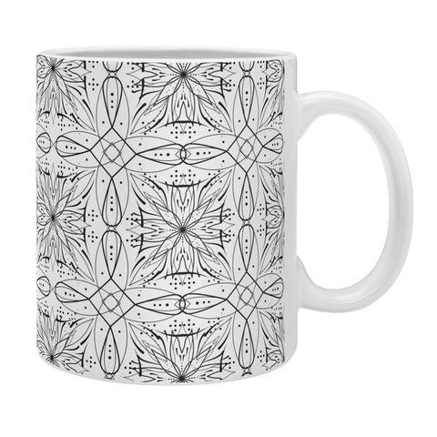 Marta Barragan Camarasa BW starry abstract mosaic Coffee Mug