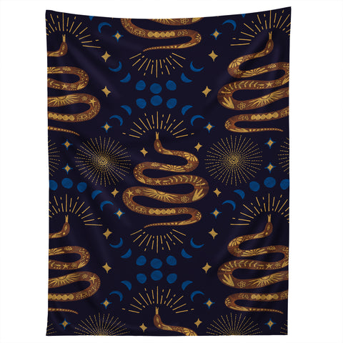 Marta Barragan Camarasa Celestial Serpent Charm Tapestry