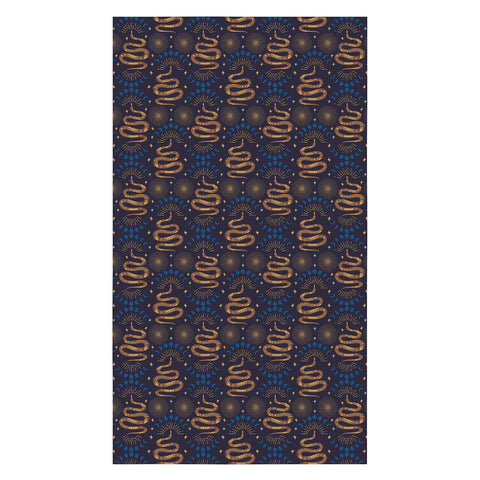 Marta Barragan Camarasa Celestial Serpent Charm Tablecloth