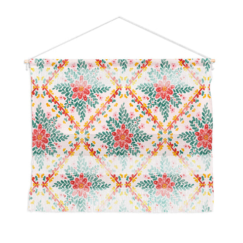 Marta Barragan Camarasa Chic Floral Geometry Wall Hanging Landscape