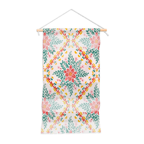 Marta Barragan Camarasa Chic Floral Geometry Wall Hanging Portrait