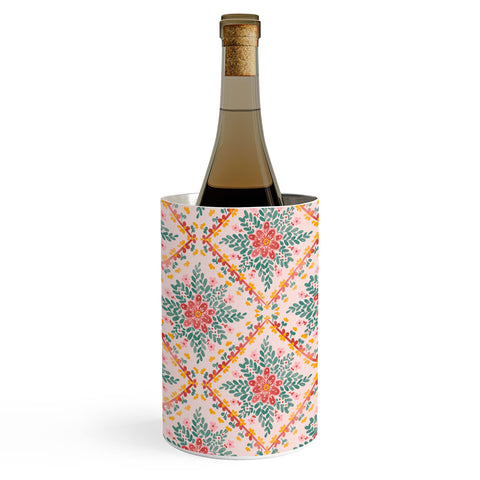 Marta Barragan Camarasa Chic Floral Geometry Wine Chiller