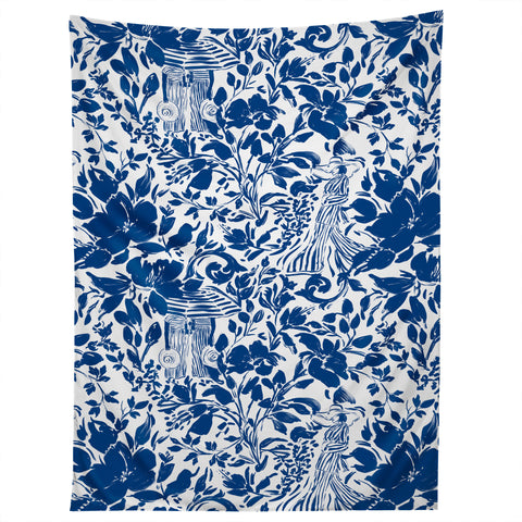 Marta Barragan Camarasa Chic Garden Walk Tapestry