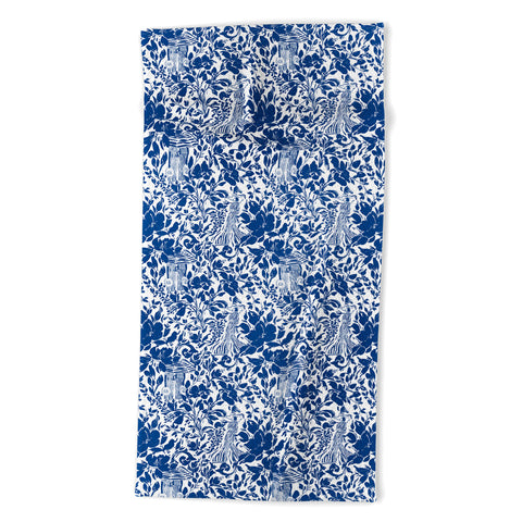 Marta Barragan Camarasa Chic Garden Walk Beach Towel