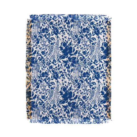 Marta Barragan Camarasa Chic Garden Walk Throw Blanket