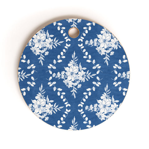Marta Barragan Camarasa Chic Garden Whisper Cutting Board Round