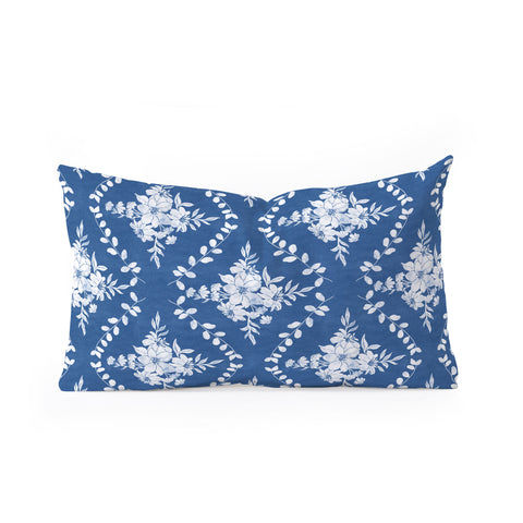 Marta Barragan Camarasa Chic Garden Whisper Oblong Throw Pillow