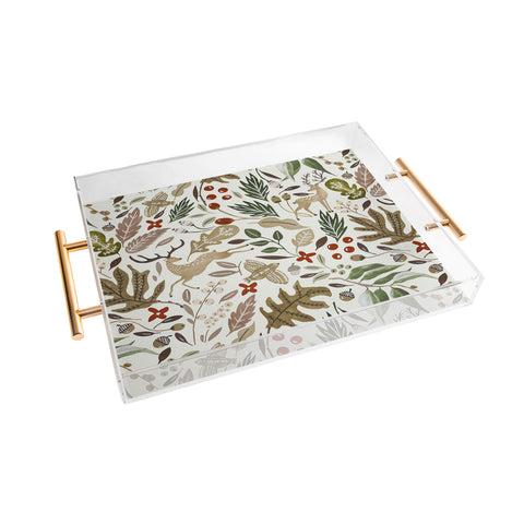 Marta Barragan Camarasa Christmas in the wild nature 2 Acrylic Tray