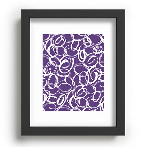 Marta Barragan Camarasa Circular Brushstrokes Abstract Recessed Framing Rectangle