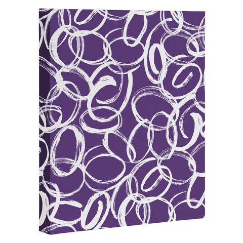 Marta Barragan Camarasa Circular Brushstrokes Abstract Art Canvas