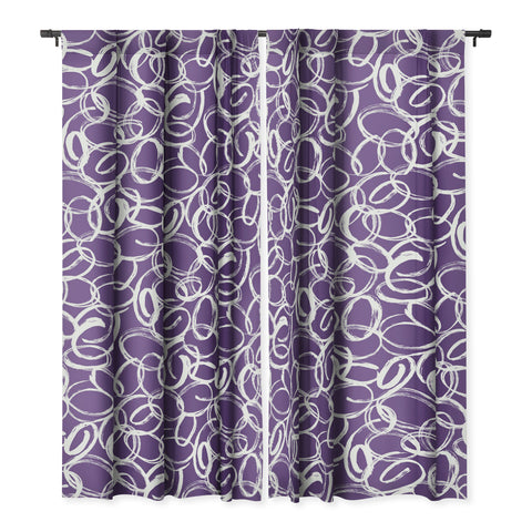 Marta Barragan Camarasa Circular Brushstrokes Abstract Blackout Non Repeat