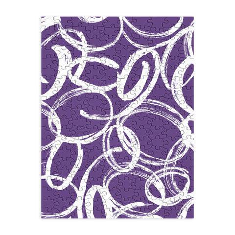 Marta Barragan Camarasa Circular Brushstrokes Abstract Puzzle