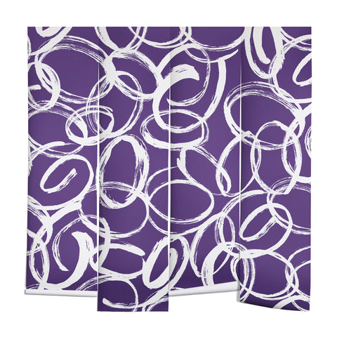 Marta Barragan Camarasa Circular Brushstrokes Abstract Wall Mural