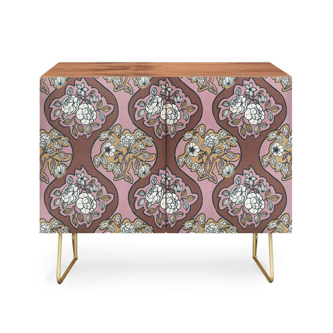 Marta Barragan Camarasa Classic Floral Arrangement Credenza