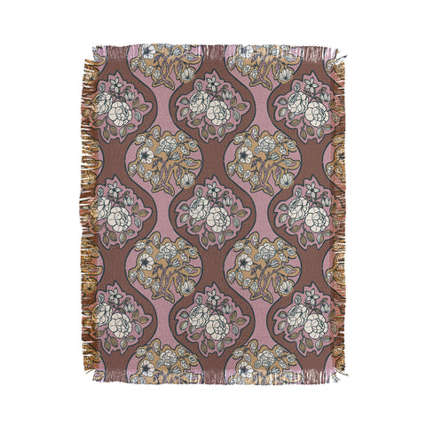 Marta Barragan Camarasa Classic Floral Arrangement Throw Blanket