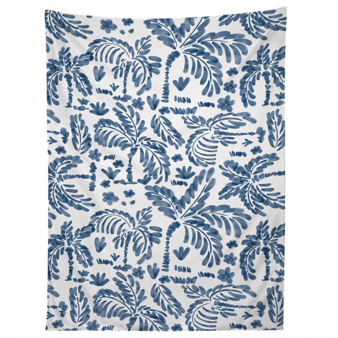 Marta Barragan Camarasa Coastal Jungle Charm Tapestry