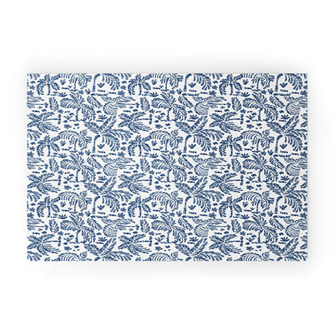 Marta Barragan Camarasa Coastal Jungle Charm Welcome Mat