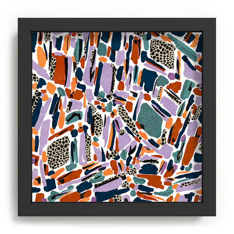 Marta Barragan Camarasa Colorful artistic abstract G90 Recessed Framing Square