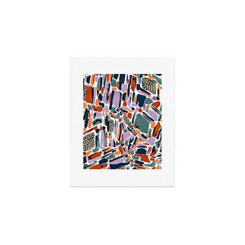 Marta Barragan Camarasa Colorful artistic abstract G90 Art Print
