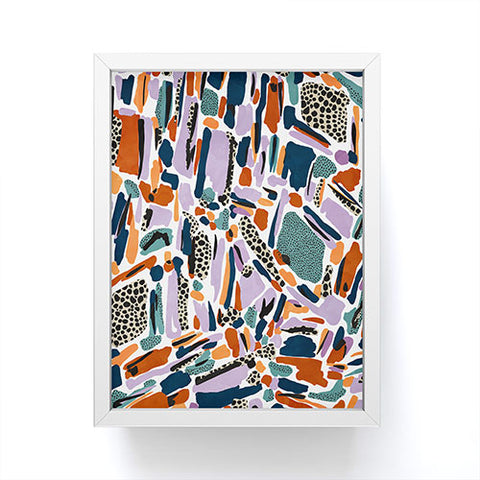 Marta Barragan Camarasa Colorful artistic abstract G90 Framed Mini Art Print