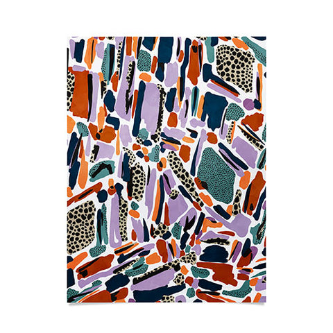 Marta Barragan Camarasa Colorful artistic abstract G90 Poster