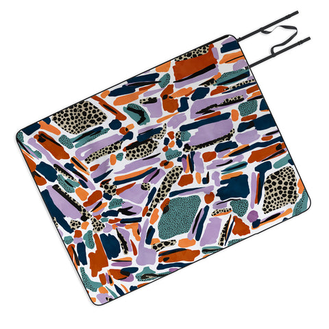 Marta Barragan Camarasa Colorful artistic abstract G90 Picnic Blanket