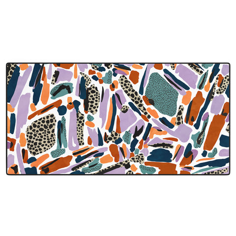 Marta Barragan Camarasa Colorful artistic abstract G90 Desk Mat