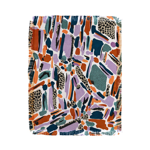Marta Barragan Camarasa Colorful artistic abstract G90 Throw Blanket
