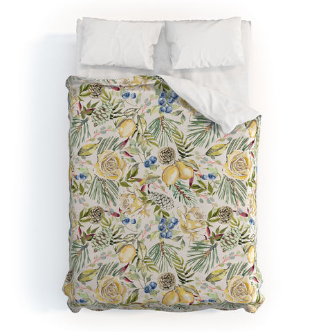 Marta Barragan Camarasa Colorful autumn fall YRL Duvet Cover