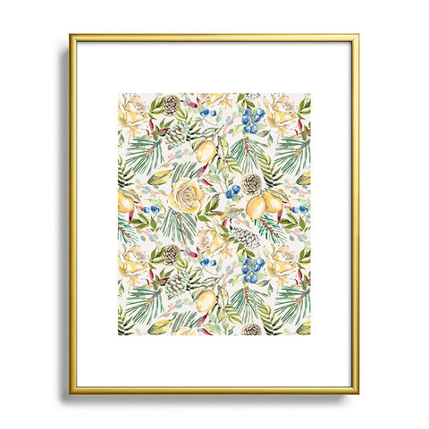 Marta Barragan Camarasa Colorful autumn fall YRL Metal Framed Art Print