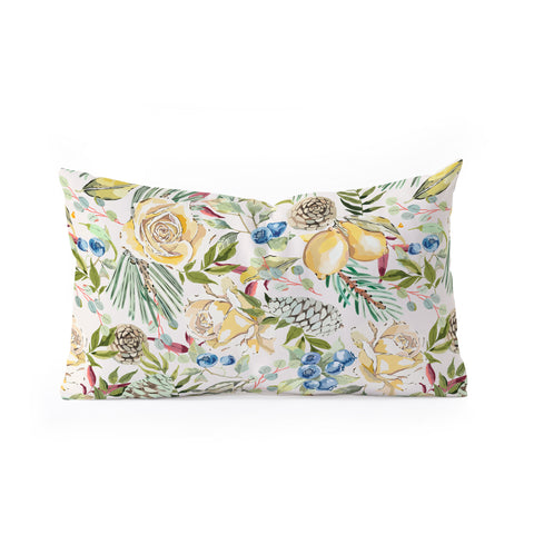 Marta Barragan Camarasa Colorful autumn fall YRL Oblong Throw Pillow