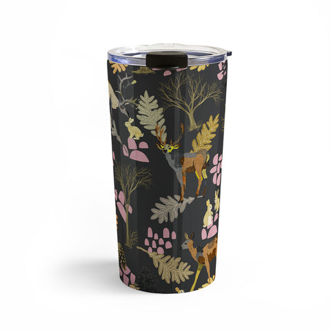 Marta Barragan Camarasa Colorful forest animals I Travel Mug
