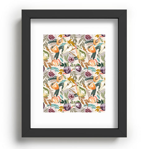 Marta Barragan Camarasa Colorful fruity feast 22 Recessed Framing Rectangle