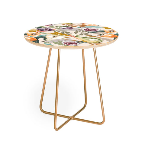 Marta Barragan Camarasa Colorful fruity feast 22 Round Side Table
