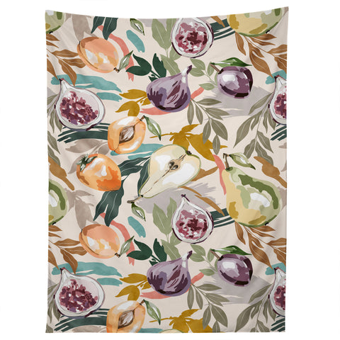 Marta Barragan Camarasa Colorful fruity feast 22 Tapestry